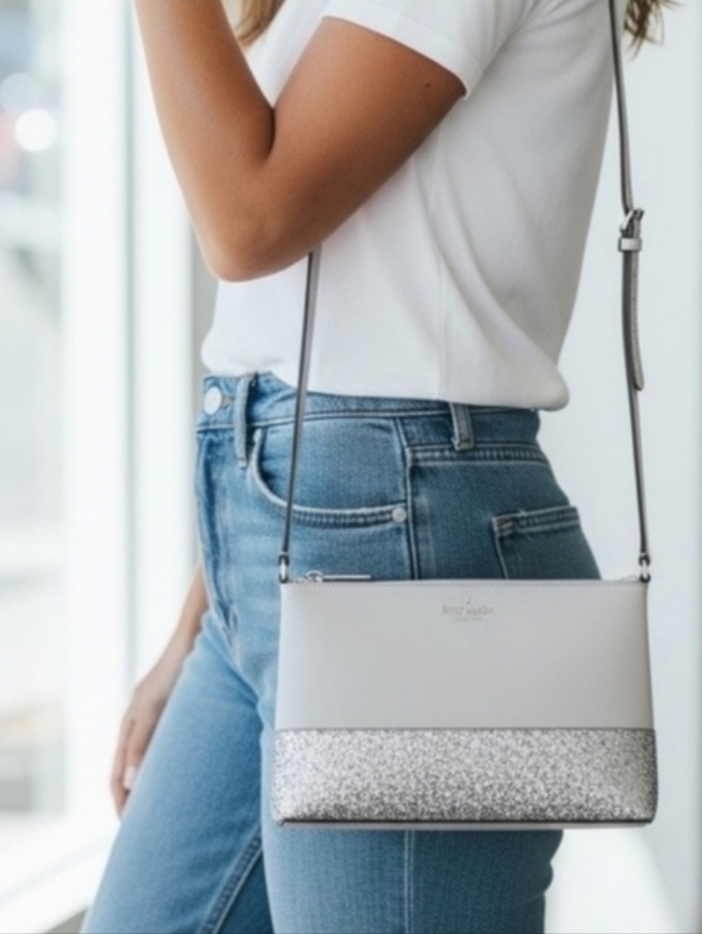 Kate Spade Glitter Crossbody Bag - Picture 9 of 9